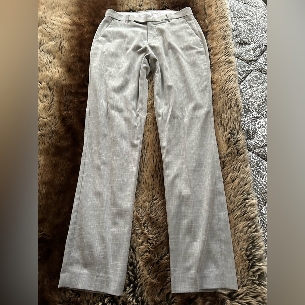 Calvin Klein Big Boys Slim-Fit Infinite Stretch Suit Pants, Size 20
